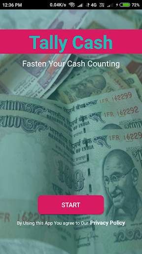 Tally Cash - Fast Cash Calculation/Cash Calculator screenshot 1