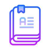 Dictionary English Apps electronic icon