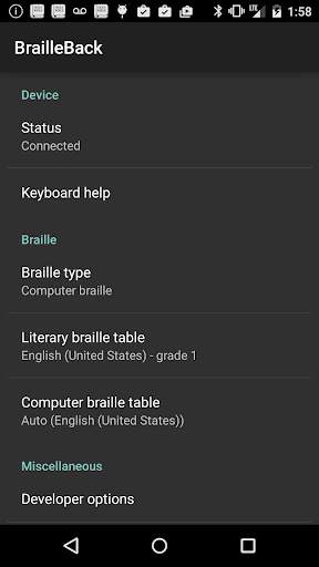 Google BrailleBack screenshot 4