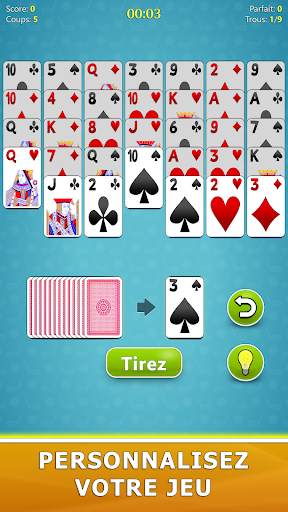 Golf Solitaire - Jeu de Cartes screenshot 5