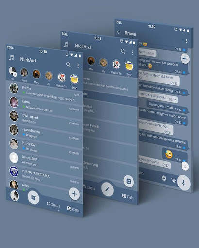 Tema Chat dan Wallpaper screenshot 3