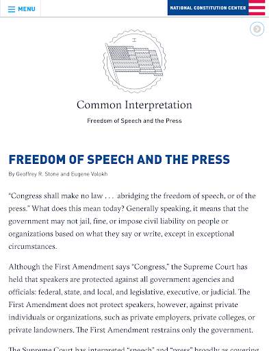 Interactive Constitution screenshot 6
