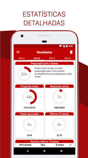 Drive Exams Portuguese IMTT screenshot 8