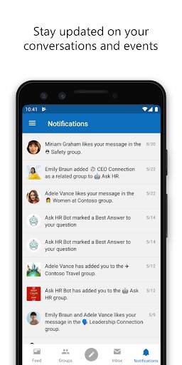 Yammer 7 تصوير الشاشة