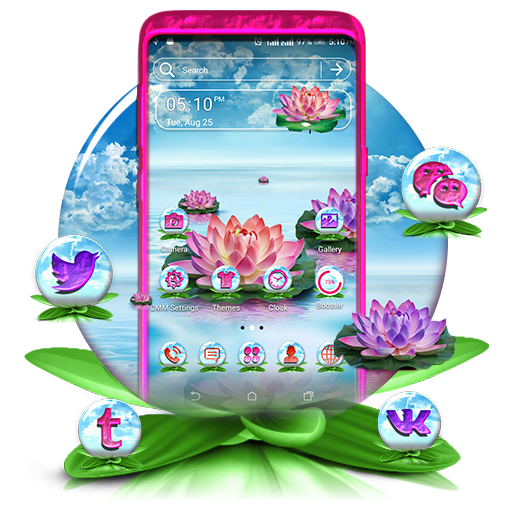 Blue Ocean Lotus Launcher icon