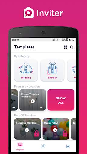 Video Invitations by Inviter screenshot 1