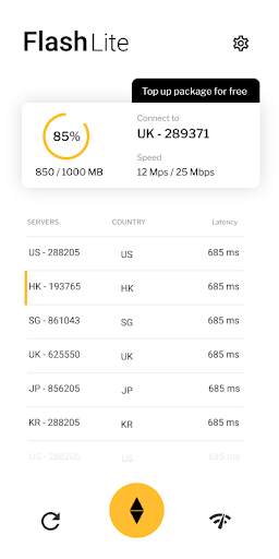 FlashLite - Free VPN Forever screenshot 1