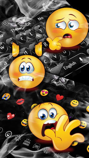 Black Death Reaper Skull Keyboard Theme screenshot 3