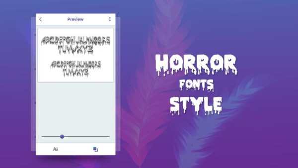 Horror Fonts Style screenshot 5