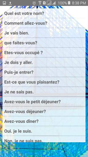 Phrases Courantes screenshot 2