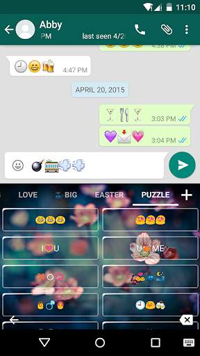 LOMO Spring Emoji Keyboard screenshot 4