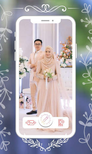 Couple Bridal Hijab Selfie screenshot 4