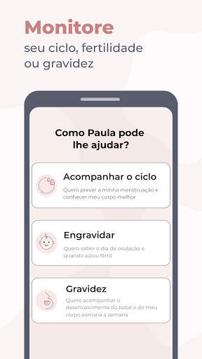 Calendário Menstrual Paula screenshot 1