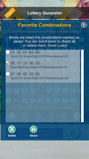 Pick (Daily) Lotto 6/5/4/3/2 screenshot 2