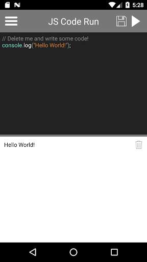 JS Code Run screenshot 1