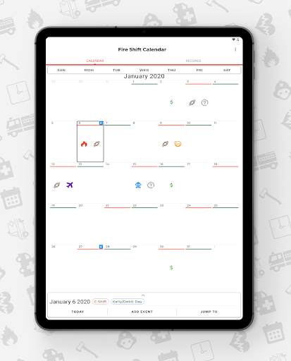 Fire & EMS shift Calendar & Widget screenshot 7