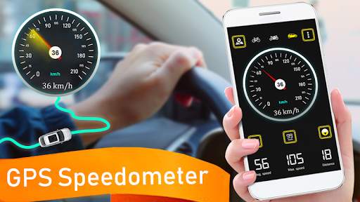 GPS 속도계 : 디지털 속도 분석기 및지도 screenshot 1