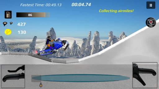 Sled Bandit - Snowmobile Racing Game screenshot 1