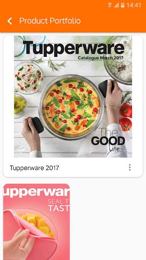 Tupperware screenshot 2