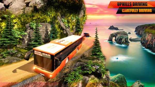 Uphill Offroad Coach Bus Driver Simulator 2018 screenshot 2
