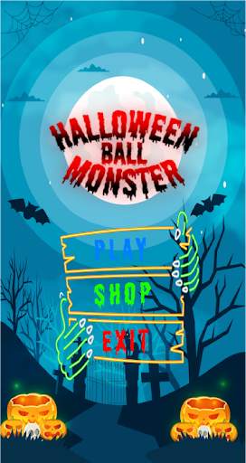 Halloween Monster Ball - Endless Game screenshot 2