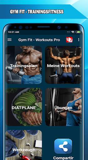 Gym Workouts Trainer - Bodybuilding App screenshot 1