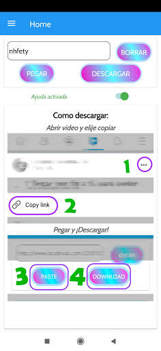Video downloader for Facebook app screenshot 2