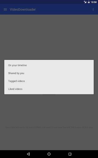 MyVideoDownloader Beta for Facebook скриншот 5