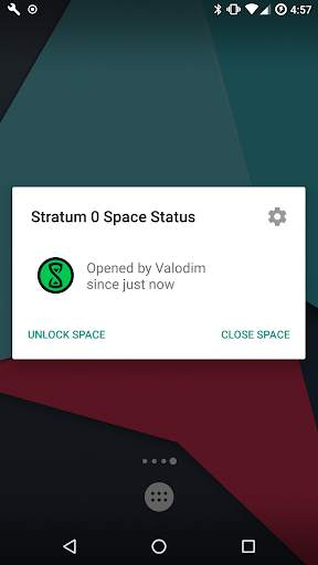 Stratum 0 Status Widget screenshot 2