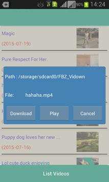 Video Downloader for facebook screenshot 2