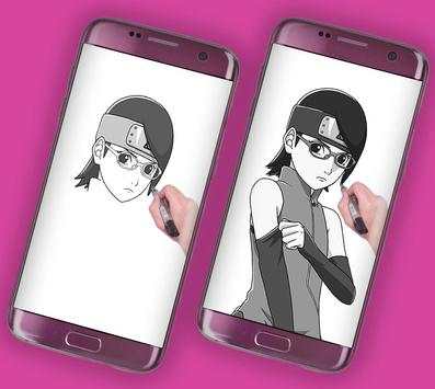 How to Draw Boruto screenshot 3