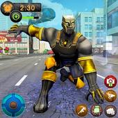 Panther Superhero Crime City Rescue Fighting icon