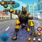 Panther Superhero Crime City Rescue Fighting logo