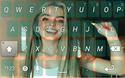 Addison Rae Keyboard Themes स्क्रीनशॉट 1