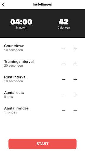 Tabata & HIIT - Interval Training Thuis screenshot 2