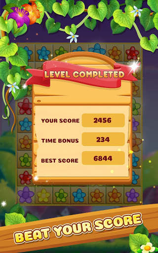 Flower Crush Jello – Match 3 Puzzle screenshot 5