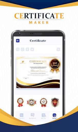 Certificate Maker Design screenshot 3