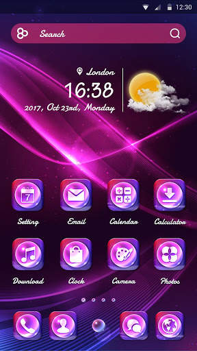 Crystal Go Launcher Theme screenshot 2