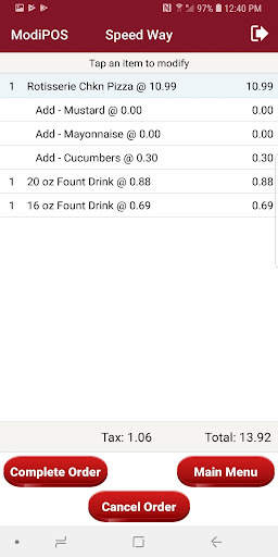Modisoft Point of Sale (POS) screenshot 3