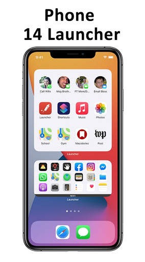 Launcher iPhone screenshot 2