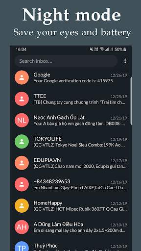 Messages: SMS & MMS screenshot 1
