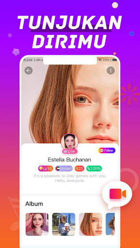 Obrolan acak Popchat-Video & Bertemu orang baru screenshot 4