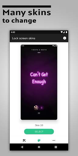 Lock Screen Music Player 4 تصوير الشاشة
