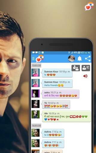 Girl chat - Indian Chatting for meet girls. screenshot 3