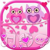 Pink Owl Launcher Theme 1.1.3