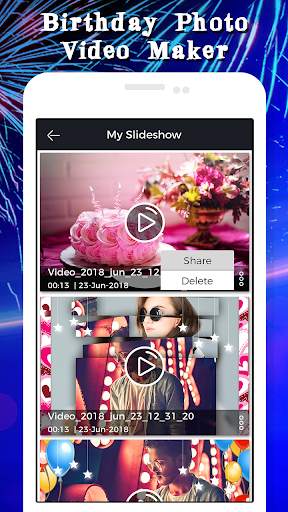 Birthday Photo Video Maker screenshot 5