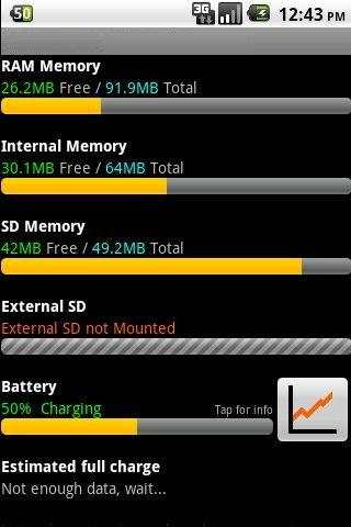 Memory Status Widget screenshot 2