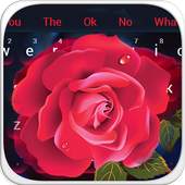 Red Rose Keyboard Theme 10001002
