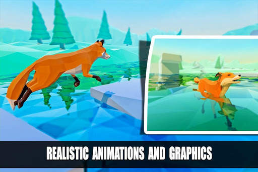 Fox Simulator Fantasy Jungle: Animal Family Games screenshot 9
