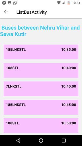 Bus Tracking and Crowd Status App for Delhi screenshot 7